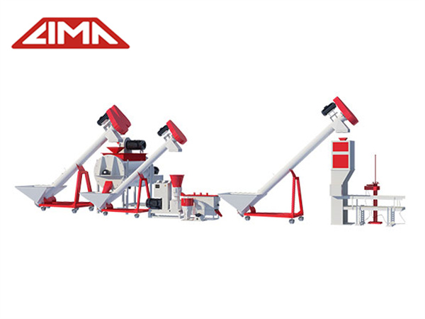 Animal feed pellet mill machine Line 100~1000KG/H